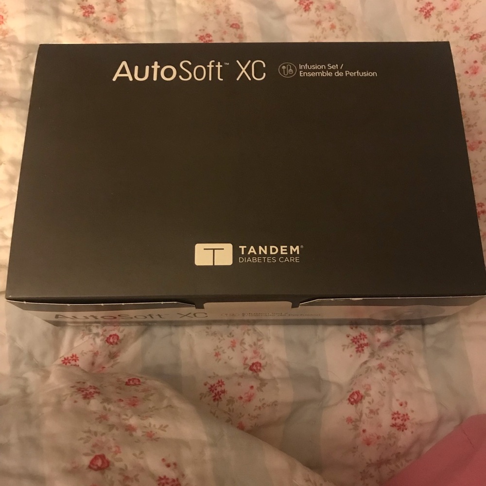 Brand new / never opened box of Tandem Autosoft XC 6mm infusion sets